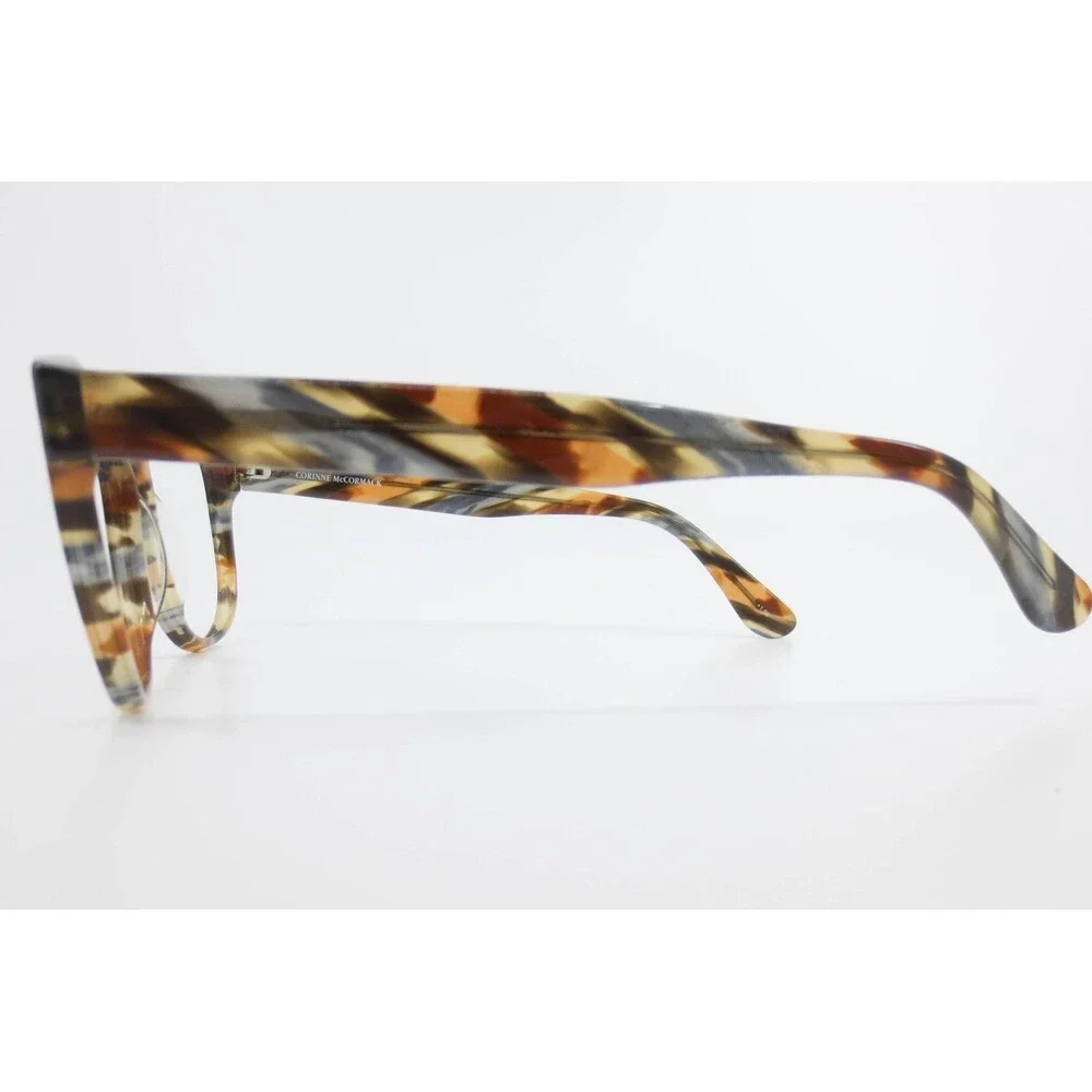 Corinne McCormack Raina Eyeglasses Multi Tortoise Cat Eye 52-16-145 1011308-150